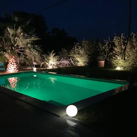 빌라 La Maison Aux Palmiers Arpaillargues-et-Aureillac